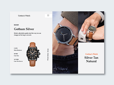 Watch Design Website