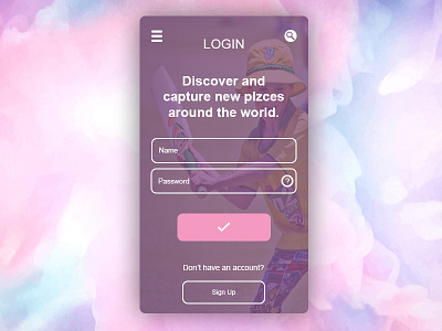 Sign up layout app branding concept creator design homepage interface design landing layout ui design ux design web design