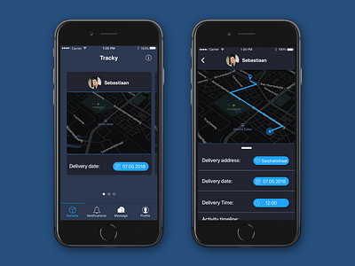 Tracky Parcel app