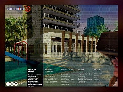 Comunica3D Website php responsive single page website