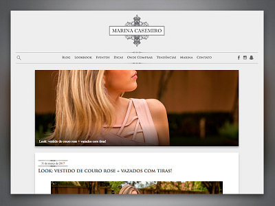 Marina Casemiro Blog blog classic clean responsive template website wordpress