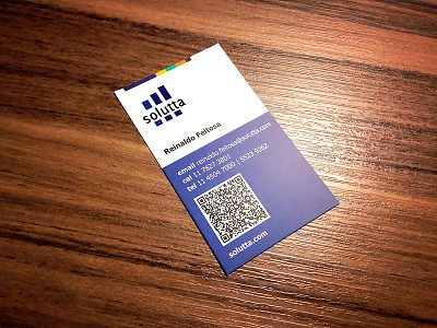 Solutta Business Card accounting blue card