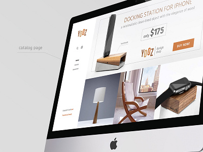UI design for Yozz Shop ecommers shop ui design web design