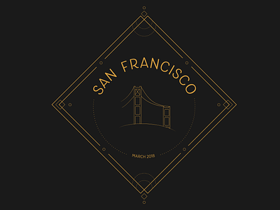 SF Badge badge icon illustration logo typography