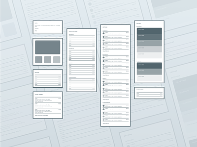 Wireframe Components interaction interaction design prototype prototypes prototyping sketchapp ux vector wireframe wireframe design wireframe wednesday wireframes wireframing wires