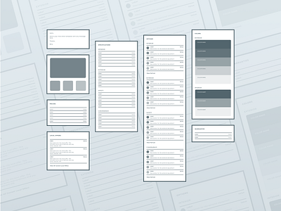 Wireframe Components