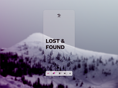 Lost and Found Mobile Splash Screen WIP UI