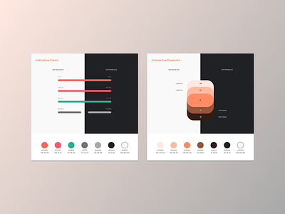 UI Color Palette Framework app branding design flat mobile ui web