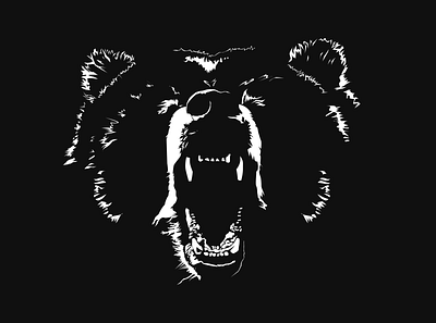 Podcast Episode Art bear branding figma flat horror illustration podcast vector