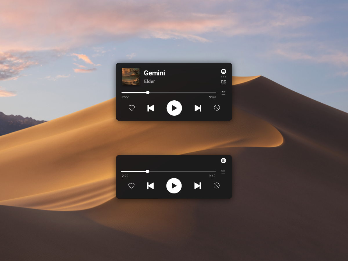 spotify mini player windows 10