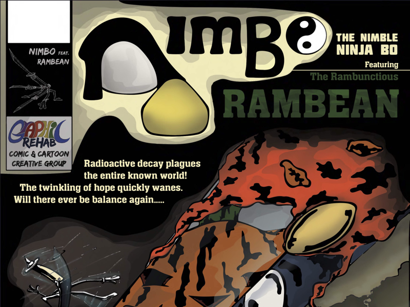 First edition of Nimbo featuring RamBean! graphic novels cartoon story comic artist artist illustrator cover design comics