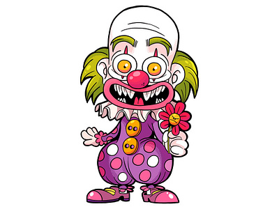 Monstrokeuj - Psychopathic clown adobephotoshop character characterdesign clown drawing freak illustration keuj monster monsters monstrokeuj photoshop