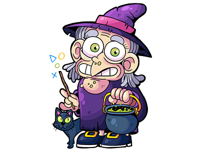 Monstrokeuj - Witch adobephotoshop cartoon character characterdesign drawing illustration illustrator keuj monstrokeuj photoshop witch