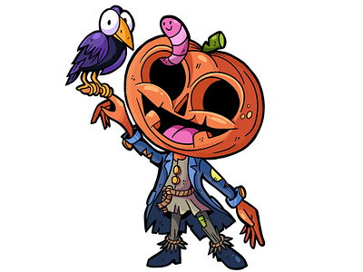 Monstrokeuj - Scarecrow adobephotoshop character characterdesign illustration keuj monster monstrokeuj photoshop scarecrow