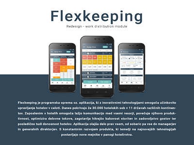 Flexkeeping App - Work Distribution Module