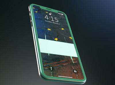 iPhoneX 3d blender3d concept art design