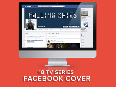 Series Facebook Cover - Flat Design cover facebook flat series
