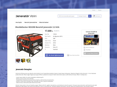 Jenerator Vitrini