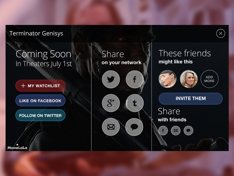 Terminator Genisys Player UI