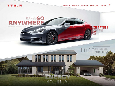Tesla Model S UI Design automobile car interface model tesla ui