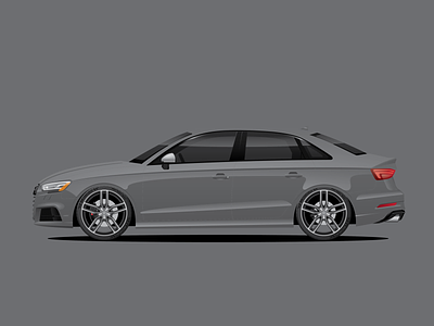 Audi S3 8V Illustration audi automobile automotive illustration vector