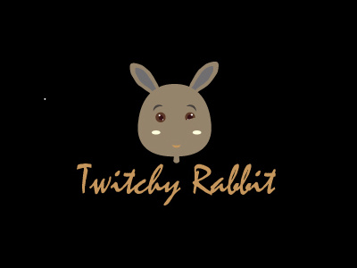 Twitchy Rabbit Logo for Thirty Logos Challenge design illustration logo thirtylogos