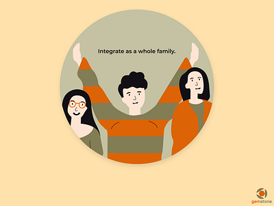 Non-Profit Campaign Pin Design : Whole Family