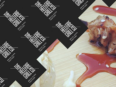 The Hellfire Grill Co. branding food startup