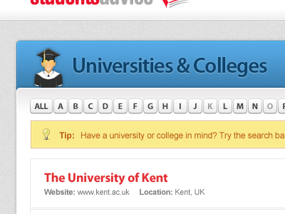 ..Got all those lovely icons in! blue clean icon kent minimal red search student tip ui yellow