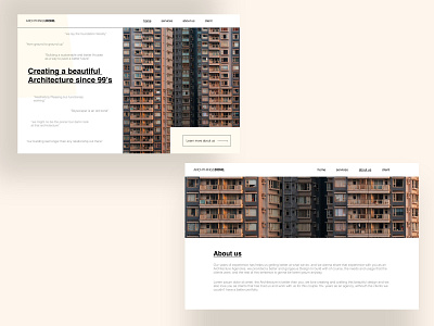 Quirky Architecture Agency Website