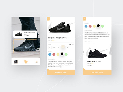Nike UI Store Concept - AR Scan