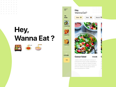 Hey, Wanna Eat? android apps design food foodapps ios ui ui design user interface ux