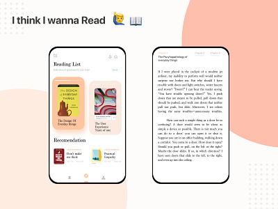 Article or Book Exploration, I think I wanna Read article blog book ios read ui uidesign uiux user experience