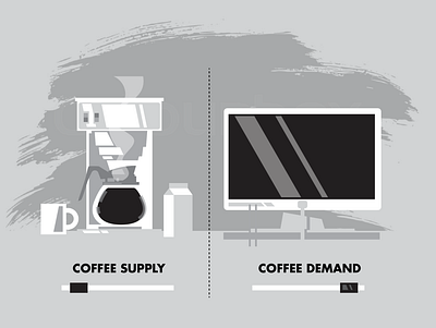 Supply and Demand animation design designs illustration interactive