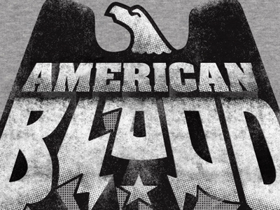 American Blood Redesign design illustration kickball logo type