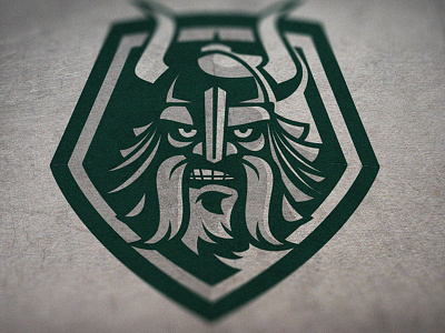 Viking Re-brand athletics branding college design illustration logo mascot sports viking