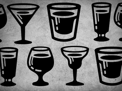 Drink Icons cocktail design drink icon illustration