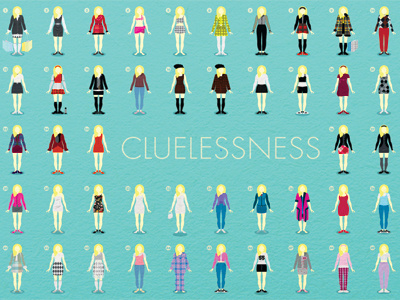 Cluelessness clueless collaboration design illustration infographic poster