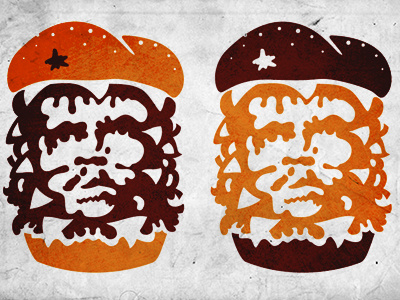 CHE(ese burger) che cheeseburger design illustration portrait pun