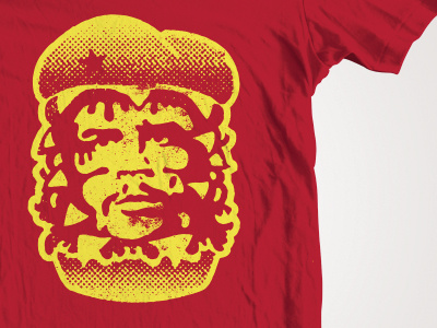 CHE-shirt che cheese burger design illustration t shirt