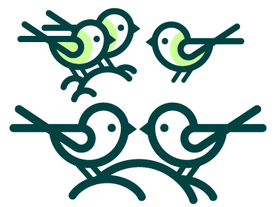 Birds birds design illustration meh