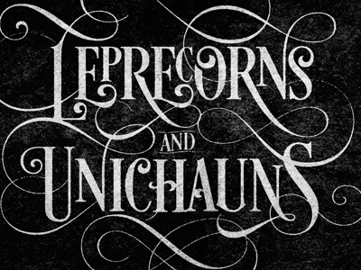 Leprecorns & Unichauns design tshirt type