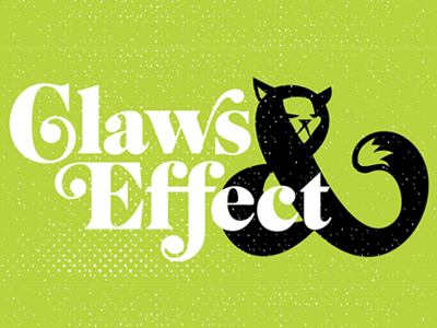 Claws & Effect book cat design type