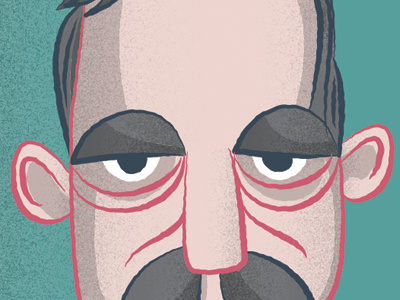 Grover Cleveland: 22 america design grover cleveland illustratoin portrait presidents
