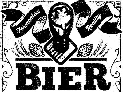 Top Half beer bier design garten identity illustration logo