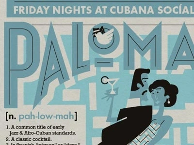 Something a little different bar cuban design flyer test type