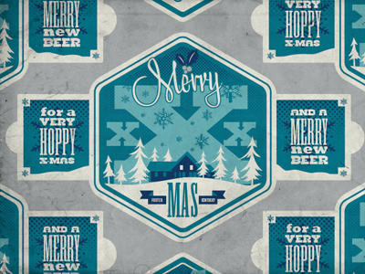 Beer Label Wall Paper beer christmas design holidays home brewing illustration label packaging type