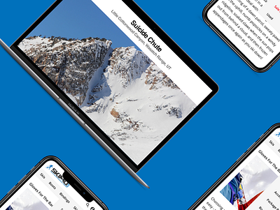 Skimo Co: eCommerce for Backcountry Skiers design ui ux