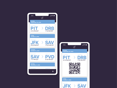 Hey Dribbble! app boardingpass design firstshot iphonex mockup plane ticket ui user center design userinterface ux