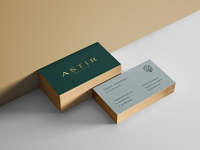 Astir Cannabis Co. Business Cards agency brand design branding business card cannabis cannabis branding cbd branding creative direction design logo marijuana marijuana branding stationery